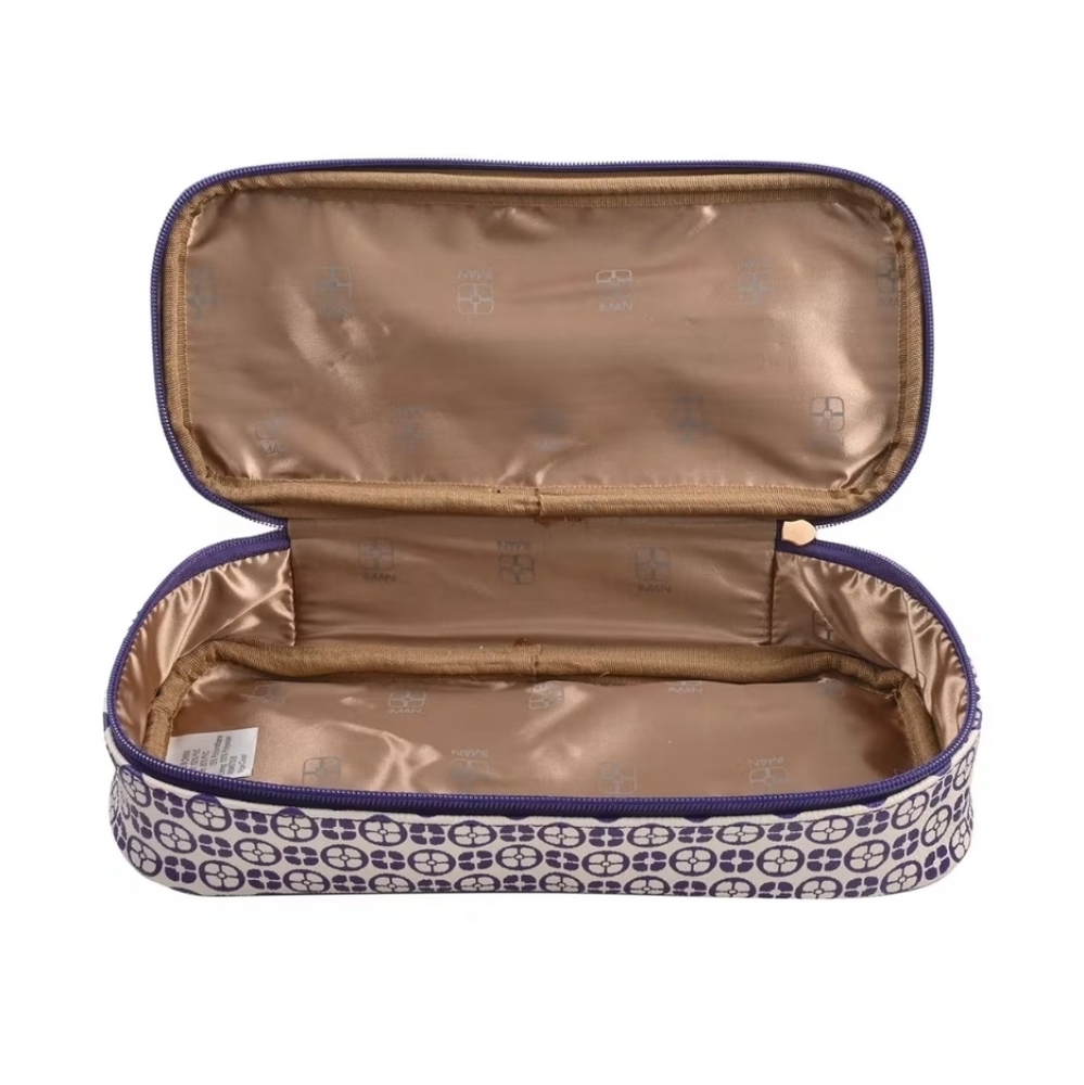 IMAN Purple and White Patterned Satchel💜💜 - Picture 7 of 7